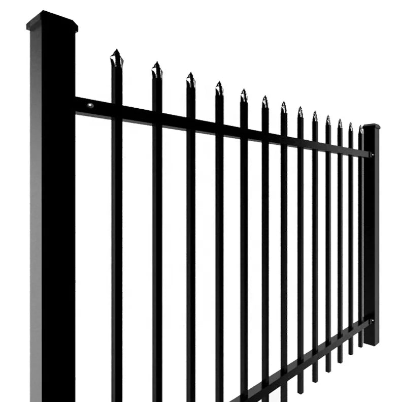 Hot Selling  Garden Fence Steel Panel/steel Palisade Fencing Powder Coating Palisade Fence Steel Panel