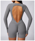 Summer  Clearance Beautiful Back Yoga Jumpsuit for Women Breathable Slimming Fitness Sports Bodysuit Running Short Yoga Set