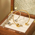 Retro Stainless Steel Bracelet Bangle 18K Gold-plated Women's Jewelry Gold-plated Non-Fading Bangle MegaBDM