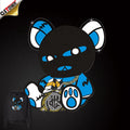 Low  MOQ  Bear Design Rhinestone Heat Transfers Custom Iron on Heat Transfer  Printing for T-shirt