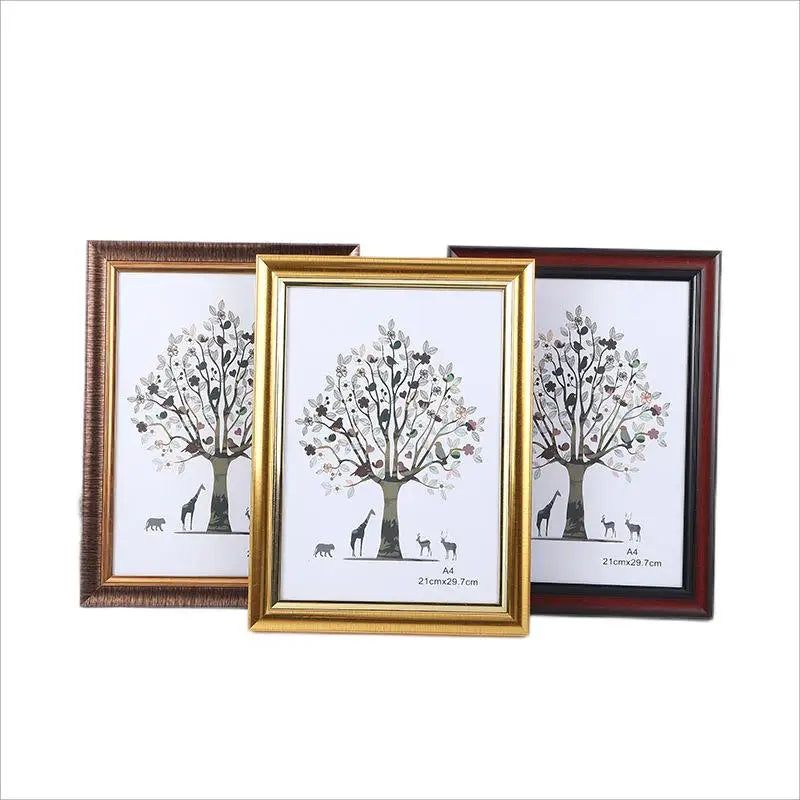 Lower Price Document Photo Picture Frame Nice Multi-style Plastic Ps Photo Frame With Glass Plexiglass