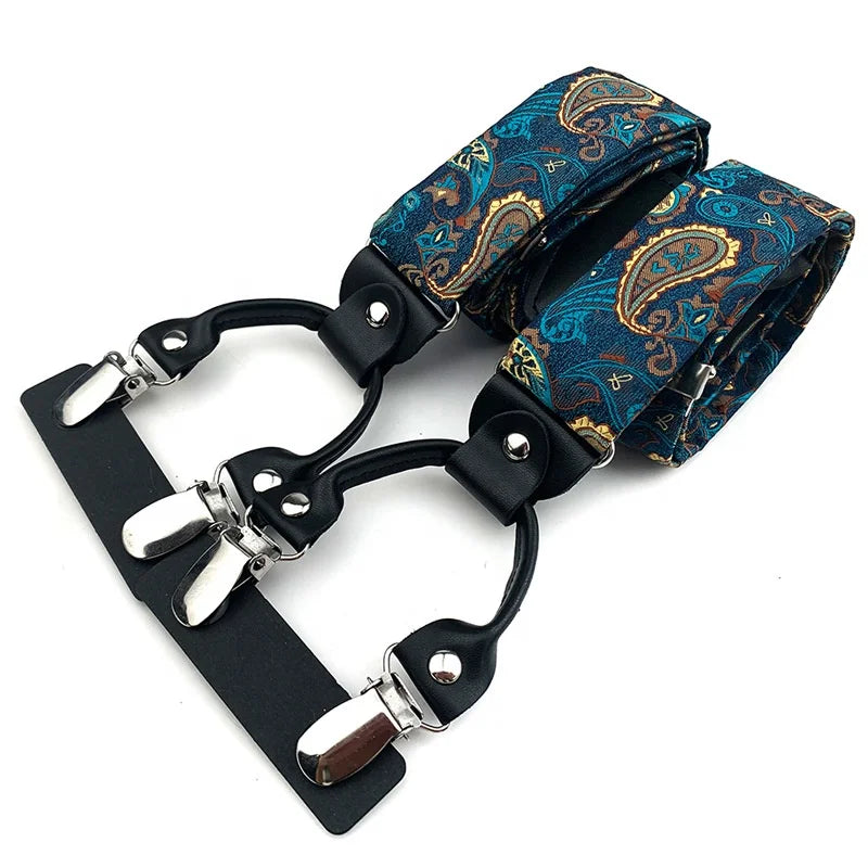 Classic Design  Hot Men's Big & Tall Elastic Suspenders Fashion Shirt Suspenders for Men