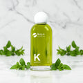 New Fashion 100ml/3oz Transparent Glass Serum Bottle with Pump Sprayer Silk Screen Printed Round for Shaped for Hair Skin Care