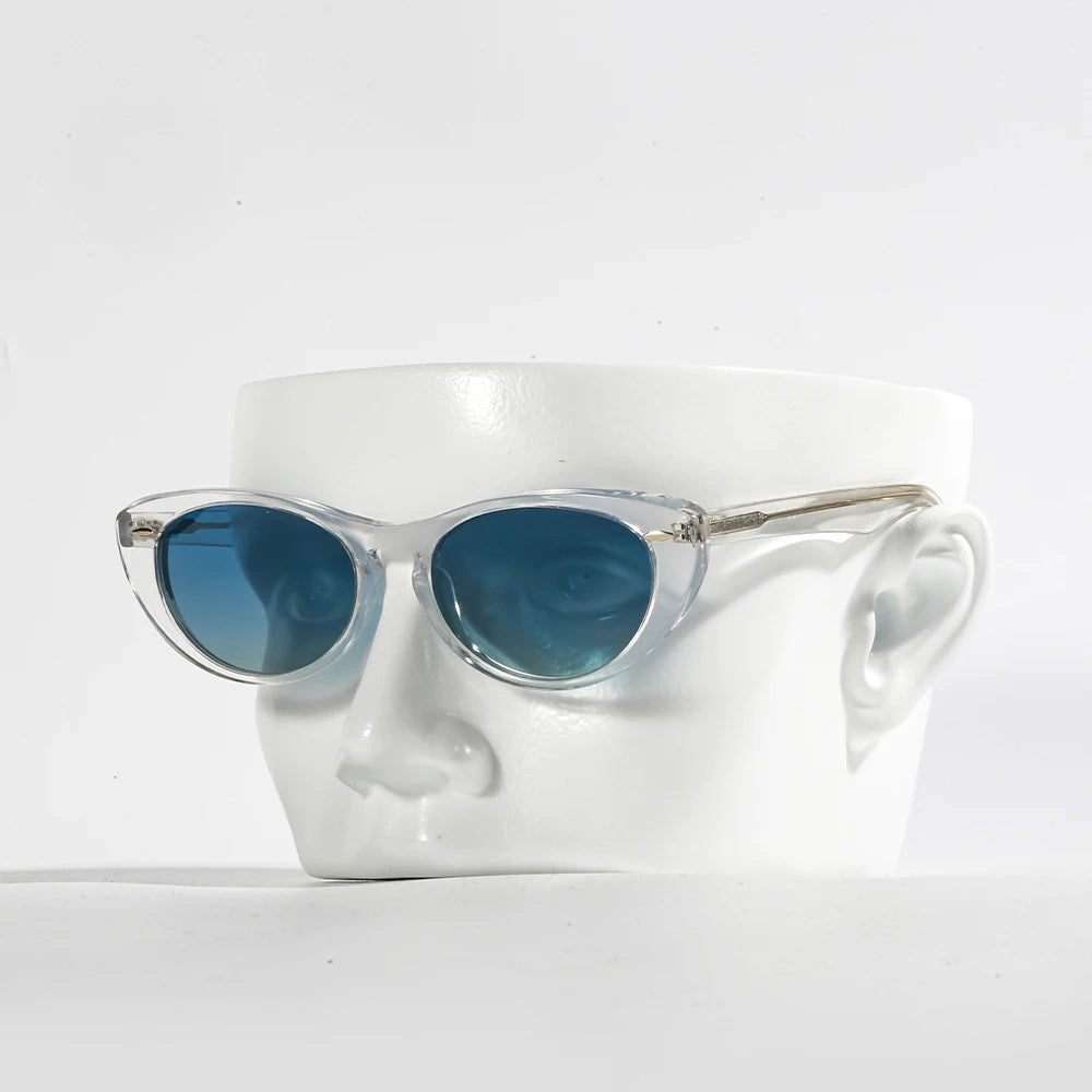 GS5803 Custom Shades Sunglasses Women and Men Cat Eye Polarized High Def Sunglasses Acetate Frame