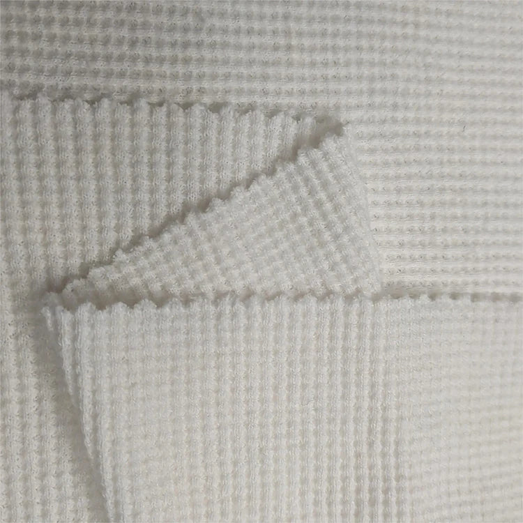 22022-Oeko-Tex Certificate 30% Hemp 70% Organic Cotton Woven Waffle Plain Dyed Fabric With Small Moq for Clothing