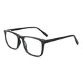 Rectangle Square Reading Glasses Frame  Anti Blue Light Black Frame Clear Lens Acetate Eyeglasses