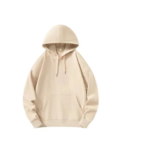 Fitspi Wholesale 330gsm Heavy Full Terry Round Neck Sweatshirt Men's Printed Drop Shoulder Long Sleeve Hoodies Pullover