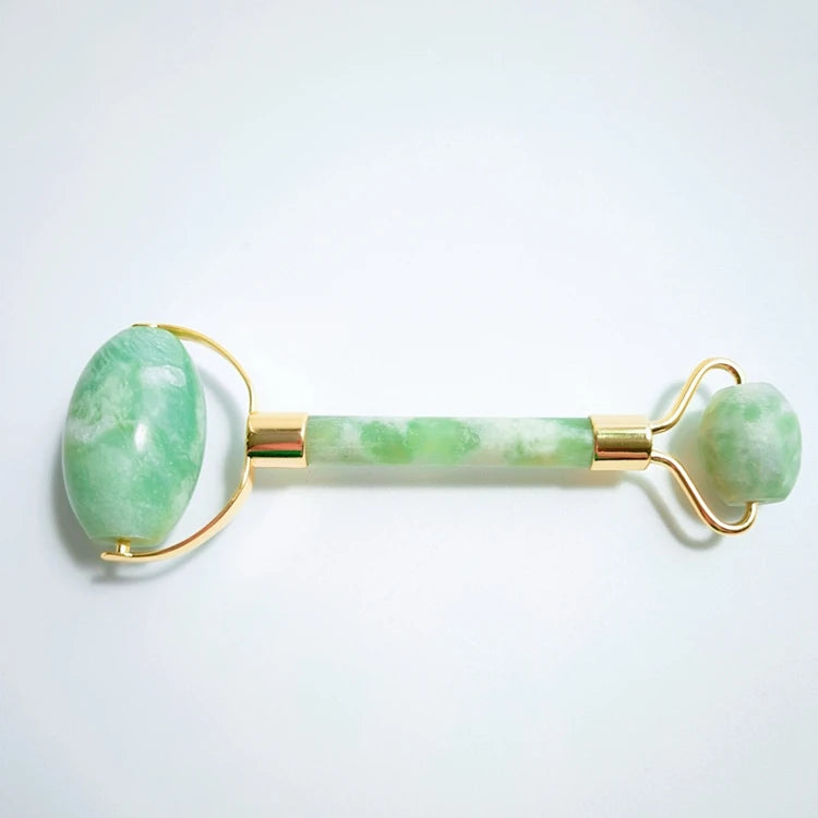 DIY Crafts Hot Wholesale Anti Aging Green Roller Therapy 100% Natural Green Roller For Face Double Neck Healing Slimming jade