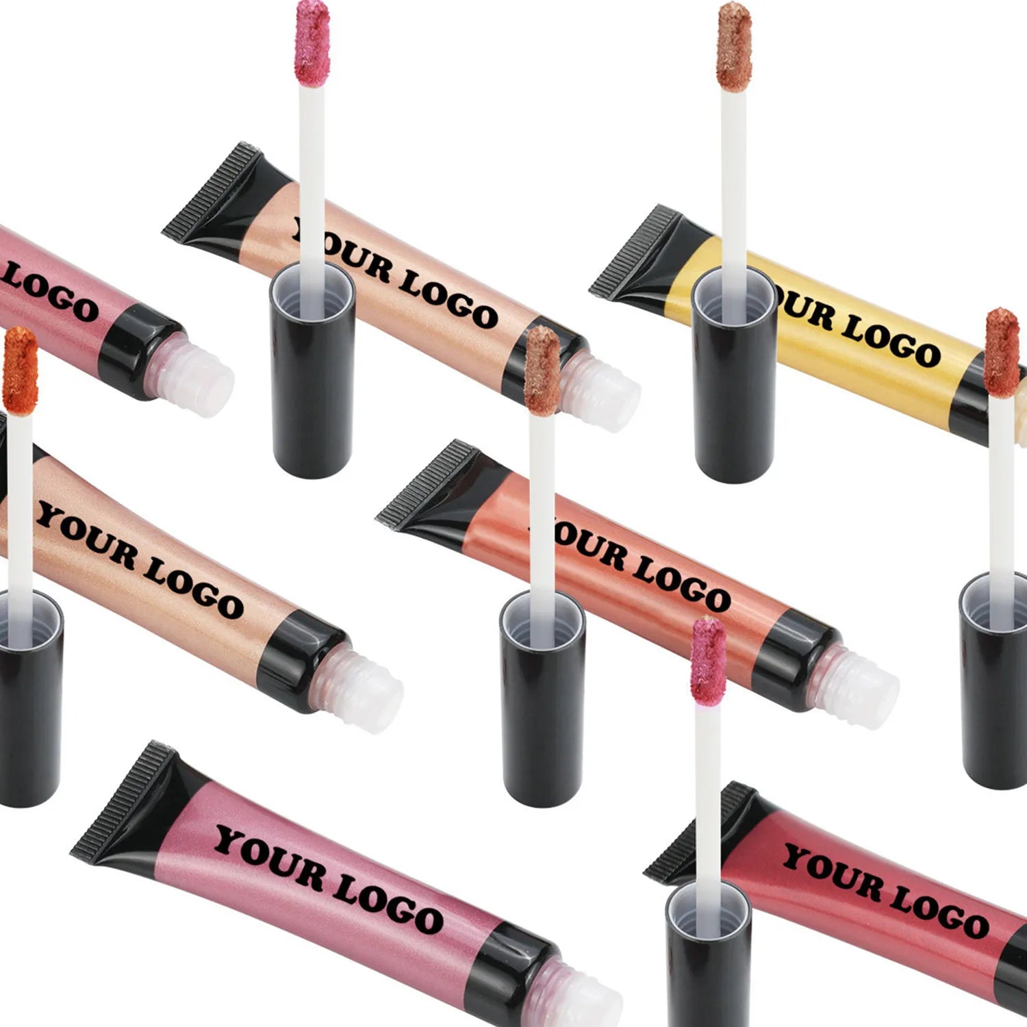 Private Label Long Lasting Liquid Eyeshadow Makeup Cosmetics Beauty Liquid Shimmer Highlighter Eye Shadow