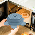 Bpa Free Collapsible Microwave Food Cover Microwave Cover for Food Magnetic Microwave Splatter Oven Cover