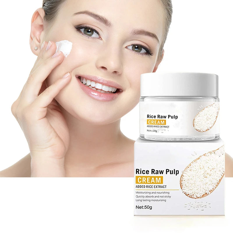 Best Arbutin Collagen for & Vitamin C Whitening Rice Face Cream 50ml for Women Men Anti-Aging Moisturizing Face & Body Vegan