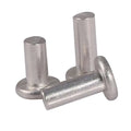 Metal Custom Semi Tubular Solid Step Flat Round Countersunk Head M2 M3 M4 M5 M6 M8 Rivets for Fastening Bridges