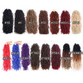 Wholesale Synthetic Soft Extension Hairs for African Woman Braids Lock Goddess Faux Locs Braids Hair Crochet