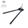 Black Folding Car Wheel Base Advertising Car Wash Swooper Flag Backdrop Stand Pole Base