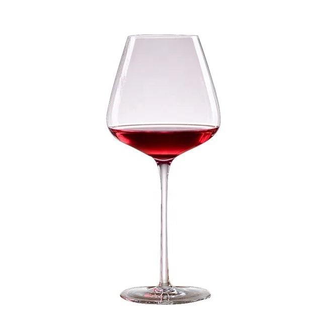 Custom Logo Goblet Glass Mini Luxury Crystal Glass Wine Cup Durable Long Stem Red Wine Glass