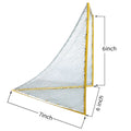 PLL Specific Training Yellow Orange  6*6*7 Feet lacrosse goal