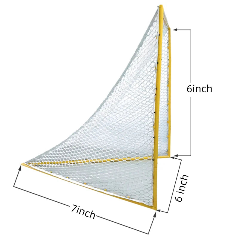 PLL Specific Training Yellow Orange  6*6*7 Feet lacrosse goal