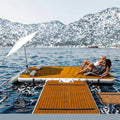 Summer Inflatable Water Floating Leisure Island Floating Platform Inflatable Floating Floating Swimming Island Platform