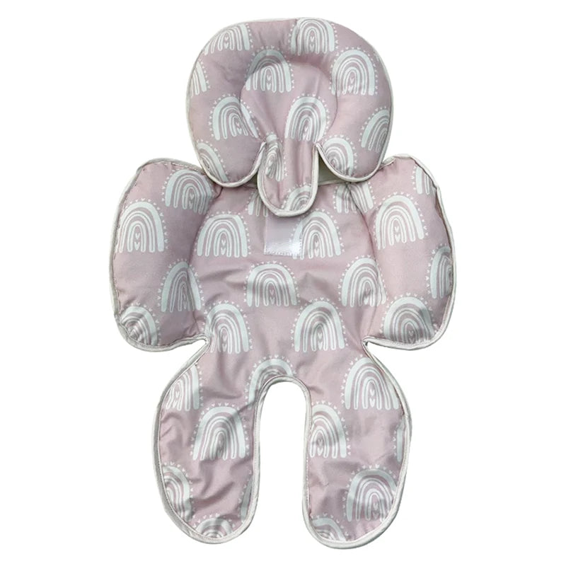 2-in-1 Reversible Infant Car Seat Head Neck Body Support 3D Air Mesh Newborn Car Seat Insert for Stroller 9-18KG Capacity