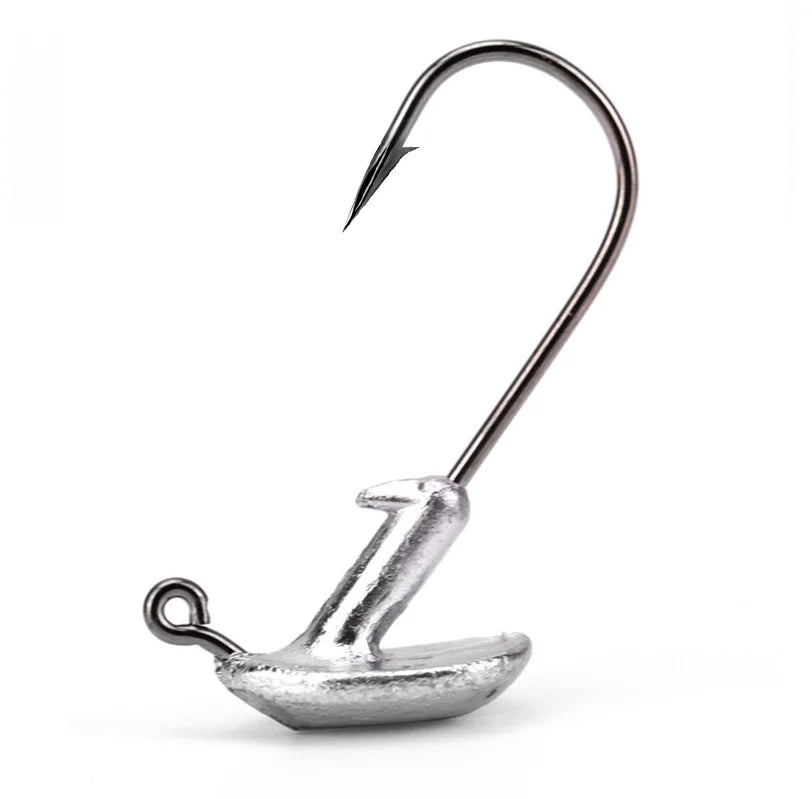 3.5/5/7/10/14g Fishing Jig Head Crank hook soft Worm fishing Jig Head Barbed Fishing Hooks Lures Bait Carbon Steel Fishhooks