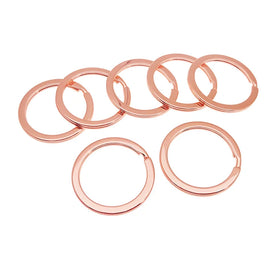 Wholesale Round Flat Split Key Chain Ring Metal Round Key ring