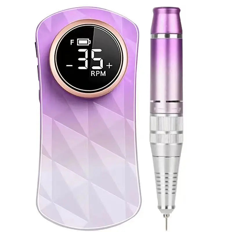 Private Label 35000RPM Professional Electric Nail Drill Portable Wholesale Motor Nails Drill