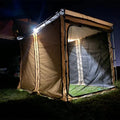 Waterproof 8' X 10' Car Awning 4x4 Outdoor Camping Sun Shelter with PVC Floor Accessory for Recreation