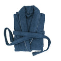 Custom Dual Pocket 100% Cotton Bathrobe - Long Sleeve Winter Robe for Men & Women