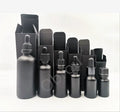 Custom 30ml Frosted Matte Black Cosmetic Glass Dropper Bottle 10ml 30ml Amber Bread Oil Hair Essential Oil Glass Bottle Box