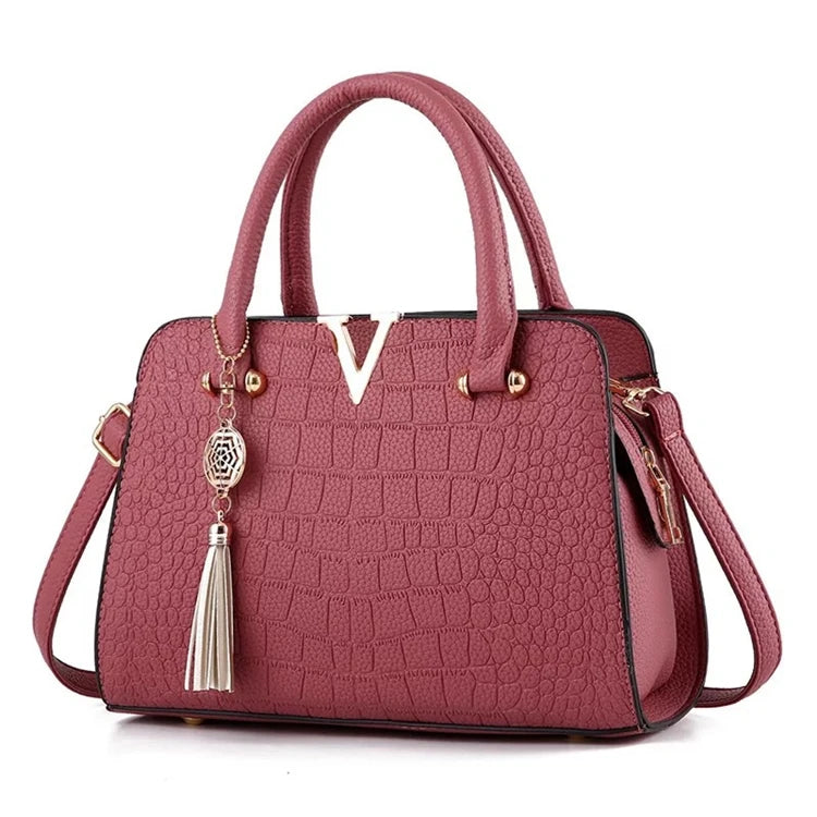 2026 Wholesale Designer Luxury Pu Leather Fringe Shoulder Ladies Crossbody Women  Handbags Branded