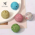 20mm Colorful Sparkle Round Rheistone Shambala Polymer Clay Crystal Diamond Beads DIY Accessories Making Party Decoration