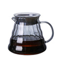 Ecocoffee 2021 New  Kitchen Appliances V Shaped 60 Pour Over Coffee Kettle Coffee Maker Coffee Server Glass Pot