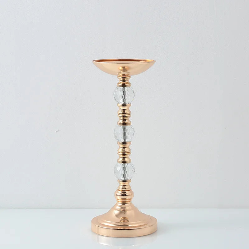 European-style Candlestick Iron Art Decoration Wedding Props Decoration Flower Stand Centerpiece