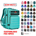 45L Tactical Backpack with Bottle Holder Featuring  Compartment Waterproof Nylon Tactical Rucksack for Gym Sports Hiking Travel