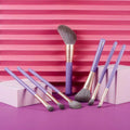 Gracedo Latest Design Fashion Profecional Smooth Purple Customised Makeup Brush Bag