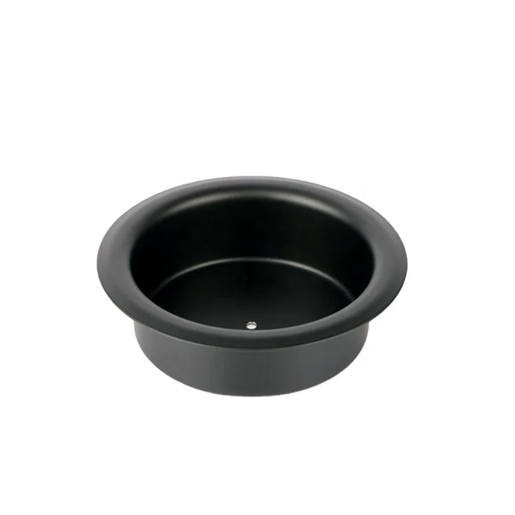 3 Inches Black Stainless Steel 304/18/8 Rustproof Cup Holder for Cars Buses Sofas Chairs-Brushed/Matte Finish OEM/ODM Services