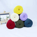 Handmade DIY Crochet T-Shirt Yarn 100% Polyester High Strength Fancy Pattern Woven Carpet T-Shirt Yarn for Knitting