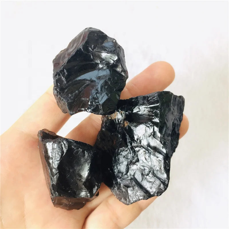 Factory Wholesale Raw Crystal Stone Healing Rough Obsidian  Mineral  for Home Decoration