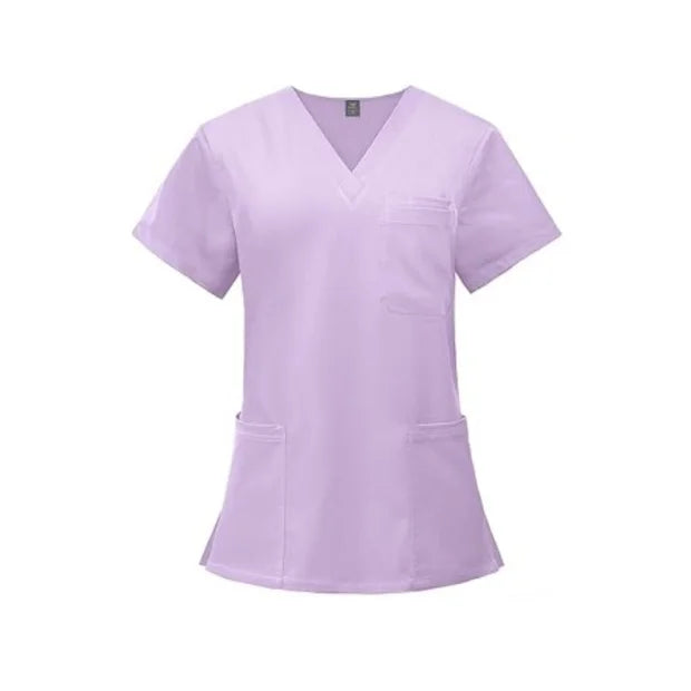 72% Polyester 21% Rayon 7% Spandex Customized Women Multi Sleeve Waistband Jogger Pants Nurse Work Hospital Uniform