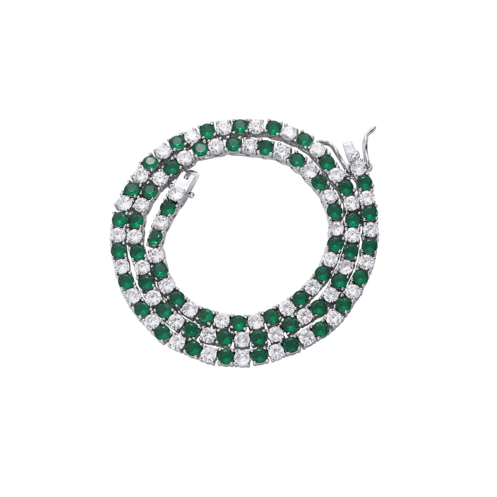 BC123   4mm 18"  Tennis Chain Iced Out Brass Prong Setting CZ Necklace Cubic Zircon Bling Bling Jewelry