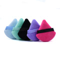 Portable Soft Cotton Cosmetic Loose Powder Puff Triangle Facial Smooth Blush Powder Makeup Tool Puff