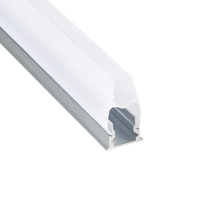 Wholesale up and Down Glowing Card Glass Aluminum Profile for Led Strip Light Wardrobe Aluminum Profile