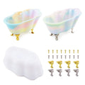 YS Bathtub Soap Dish Resin Molds Shell Bathtub Shape Storage Box Silicone Mold Resin Casting DIY Craft Container Jewelry Box