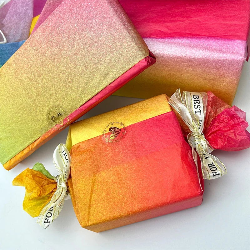 Custom Bulk Specialty Paper for Tissue Wrapping Colorful Branded Tissue Paper for Clothing Flowers Other Items Packaging