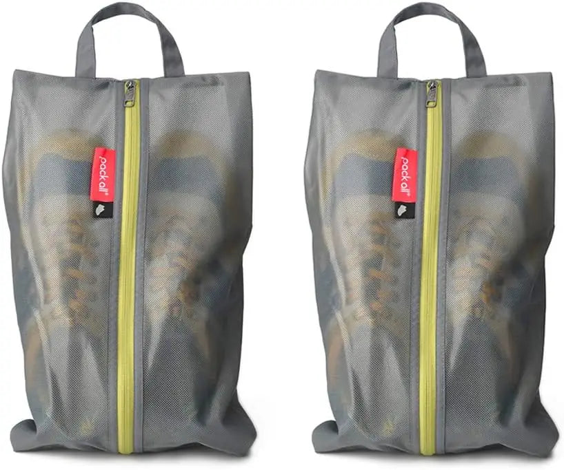 Custom Printed Logo Waterproof Travel Twill Shoe Dust Bag Gift Packaging Polyester TPU with Cotton Fabric Shoe Bags