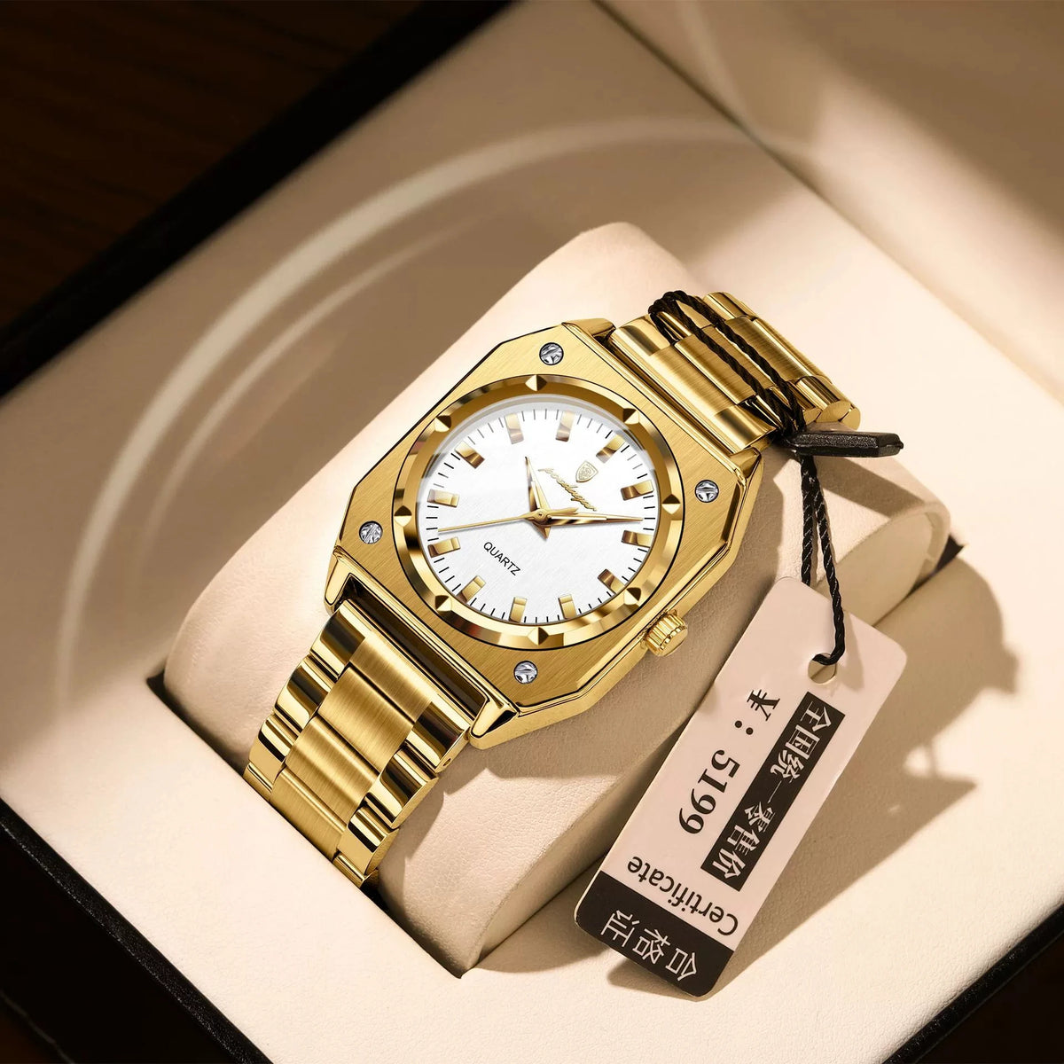 POEDAGAR 788 Square Ladies Quartz Watches Waterproof Luminous Watch for Woman Stainless Steel Band Wristwatches MegaBDM