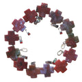 Huiying Indian agate pendant cross pendant healing crystal best selling small necklace jewelry
