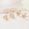 Wholesale Fashion Jewelry Huggie Earring Brass 14K Gold Plated Cubic Zircon Butterfly Shaped Hoop Earrings
