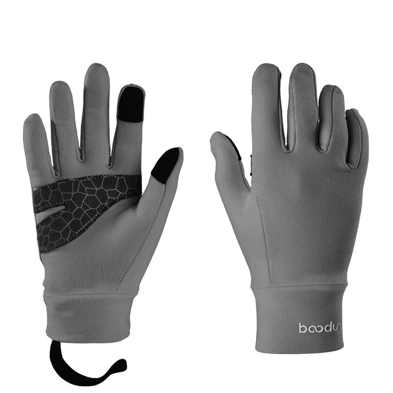 HBG 1111 Winter Outdoor Five Finger for Kids Anti slip for Running Cycling Sports Warm Gloves