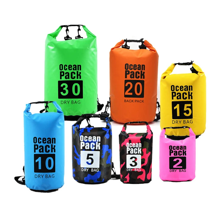 Wholesale New Best-Selling Large Capacity Business Diving Floating Ocean Double Shoulder PVC Material Waterproof Backpack